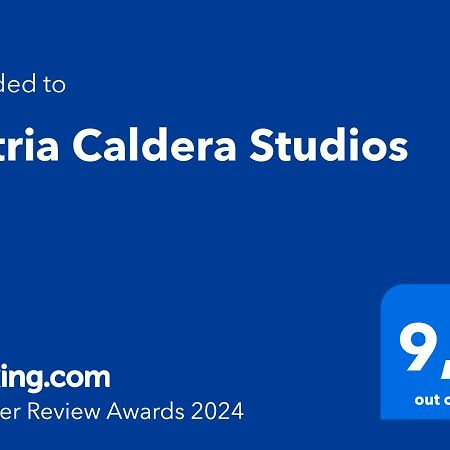 Ostria Caldera Studios Oía Dış mekan fotoğraf
